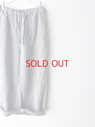 画像2: Luminaes ストライプリネン ワイドPT