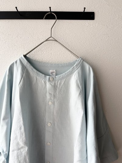 画像2: grin 40/2天竺×布帛 パネルカーディガン