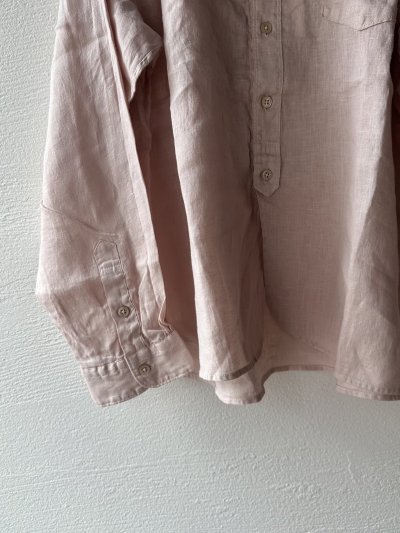 画像8: prit 60/1フレンチリネン バンドカラーワイドシャツ