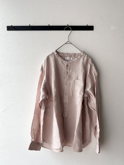 画像5: prit 60/1フレンチリネン バンドカラーワイドシャツ