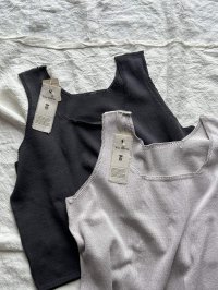 Vlas Blomme Silk Cotton 2wayノースリーブプルオーバー