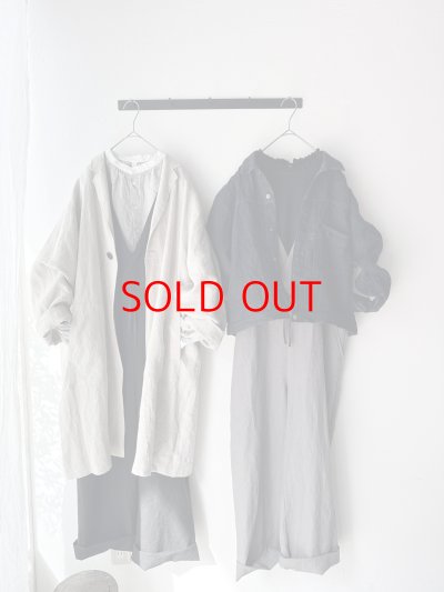 画像3: *sale40%off* grin 40/2天竺 × 布帛 フリルPO【クリックポスト（185円）発送可能】