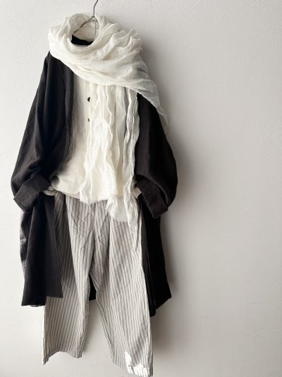 画像4: Luminaes 起毛リネン ジャケットコート【unisex】