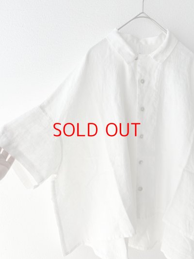 画像3: grin 40リネンスクエア6分袖シャツ