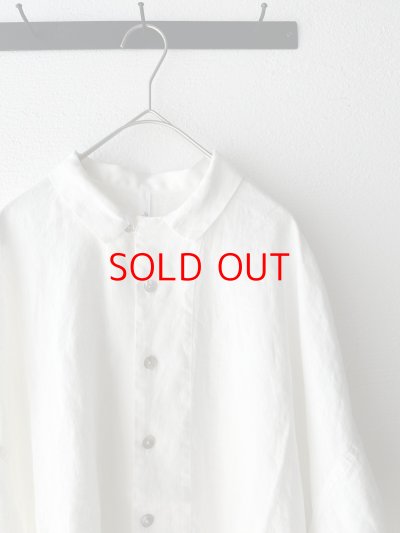 画像2: grin 40リネンスクエア6分袖シャツ