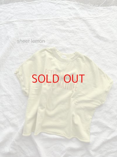 画像10: NATURAL LAUNDRY コットンリネン裏毛 プチボヌールpt T【レターパックプラス（600円）発送可能】