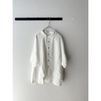 grin 40リネンスクエア6分袖シャツ