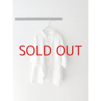 grin 40リネンスクエア6分袖シャツ