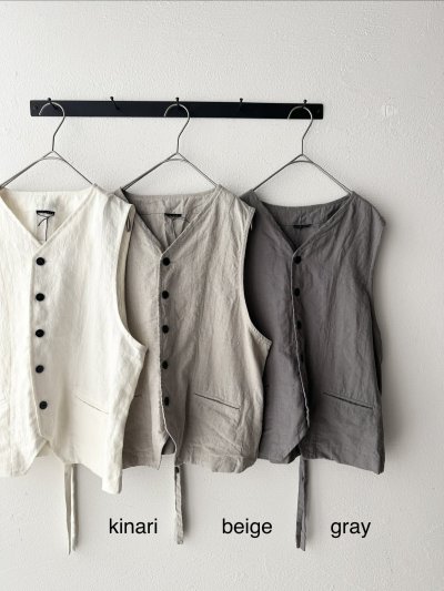 画像14:  Luminaes コルトレイクリネン スーツベスト 