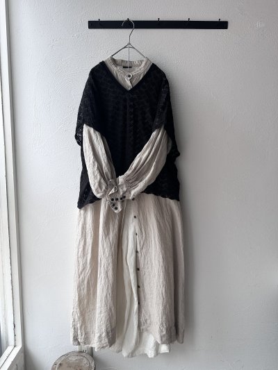 画像1: Luminaes Organic ランタンスリーブOP