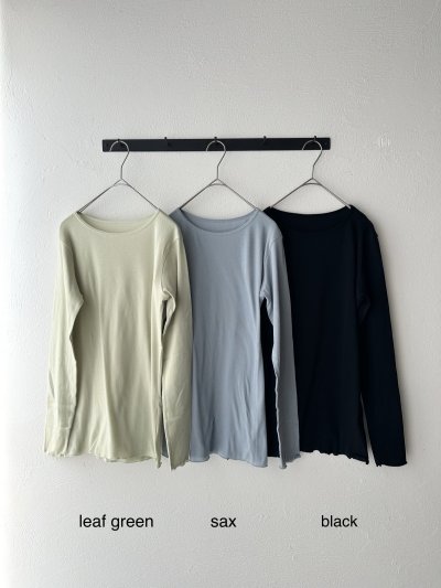 画像3: nouvelles du paradis ソフトフライス 長袖クルーネック 【クリックポスト（185円）発送可能】