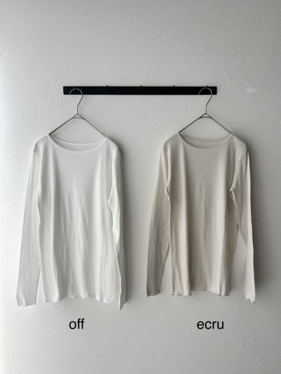 画像2: nouvelles du paradis ソフトフライス 長袖クルーネック 【クリックポスト（185円）発送可能】