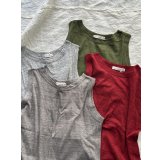 harmonie-Organic Cotton- ウォッシャブル天竺タンクトップ 【クリックポスト発送可】
