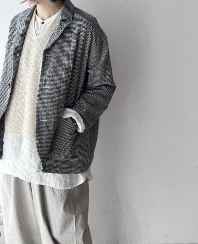 画像5: grin コットンレースニット ポンチョベスト