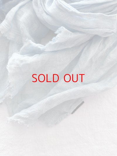 画像6: Luminaes×ちずぶるー　藍染めリネンガーゼストール