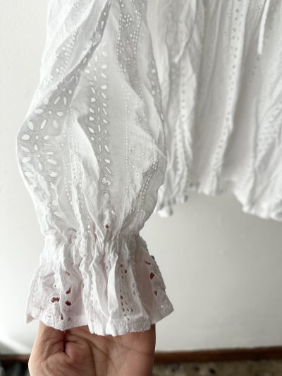 画像6: grin ボラーレース ギャザープルオーバー