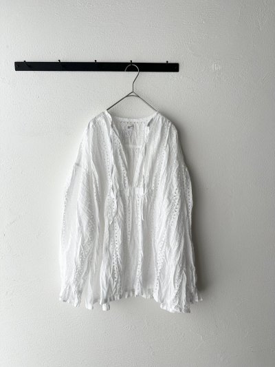 画像3: grin ボラーレース ギャザープルオーバー