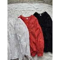 grin ボラーレース ギャザープルオーバー