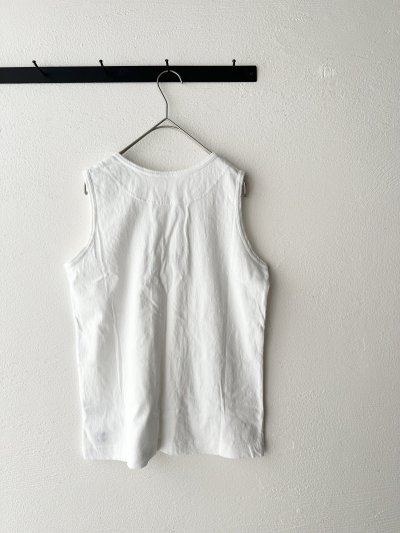 画像6: NATURAL LAUNDRY オールドコット ノースリーブ【クリックポスト（185円）発送可能】