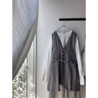 Luminaes コルトレイクリネン ストリングロングベスト