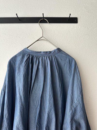画像8: grin INDIAデニムボイル スキッパープルオーバー