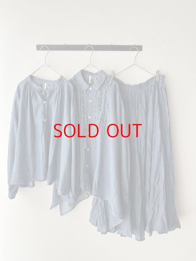 画像9: grin INDIAデニムボイル スキッパープルオーバー