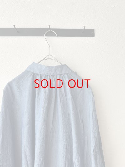 画像9: grin INDIAデニムボイル 三角フリルシャツ