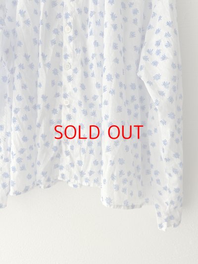 画像11: grin floraシアープリント リンクルシャツ