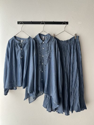 画像5: grin INDIGOデニムボイル スカート