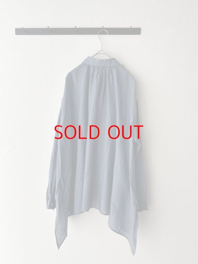 画像8: grin INDIAデニムボイル 三角フリルシャツ