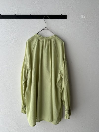 画像10: grin 100/2ボイル ラグランスモックシャツ