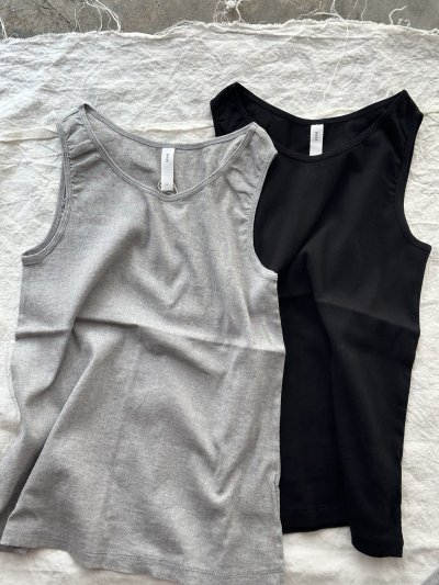 画像1: prit 40/1ビワコットン タンクトップ【クリックポスト（185円）発送可能】 