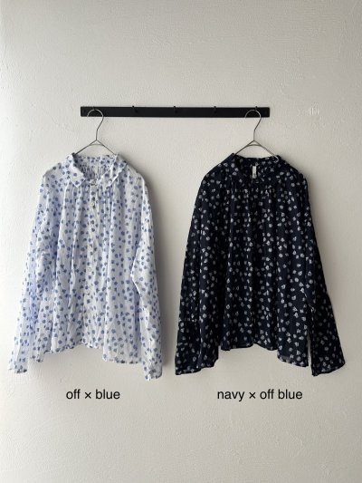 画像2: grin floraシアープリント リンクルシャツ