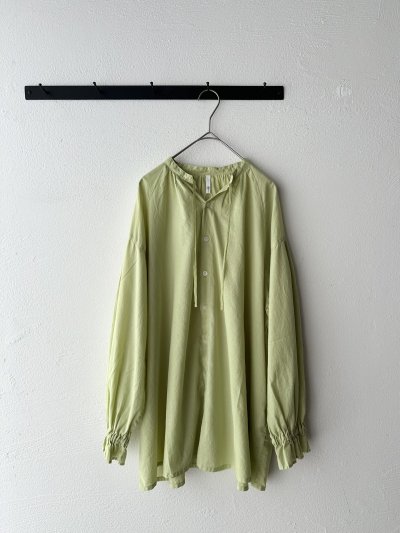 画像2: grin 100/2ボイル ラグランスモックシャツ