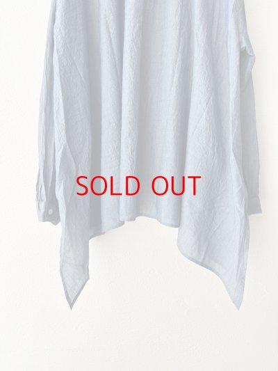 画像10: grin INDIAデニムボイル 三角フリルシャツ