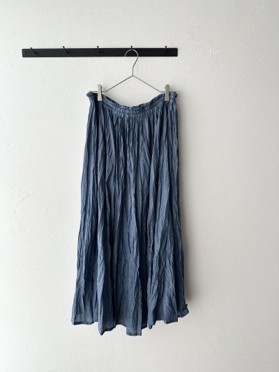 画像1: grin INDIGOデニムボイル スカート