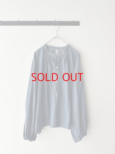 画像2: grin INDIAデニムボイル スキッパープルオーバー