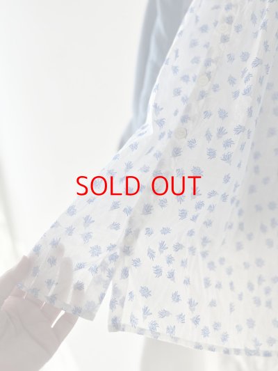 画像3: grin floraシアープリント リンクルシャツ
