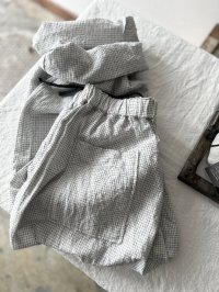 Luminaes 綿麻ピンチェック ワイドPT