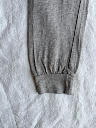 画像6: prit 40/1ヨーロッパリネン天竺 裾切替レギンス