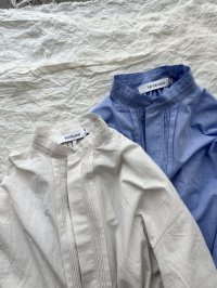 Véritécoeur ピンタックシャンブレーシャツ