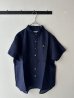 画像3: NATURAL LAUNDRY 60フレンチリネン レモン刺繍シャツ (3)