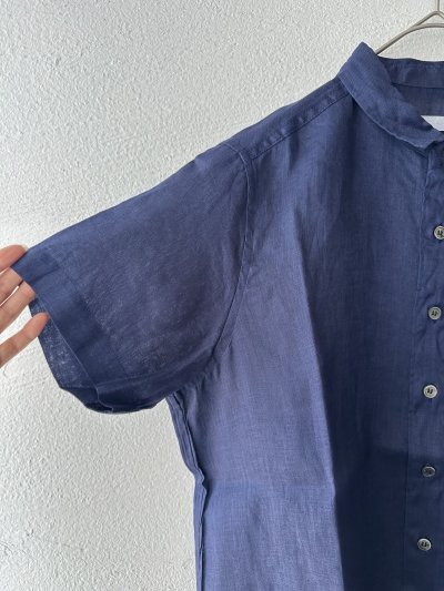 画像6: NATURAL LAUNDRY 60フレンチリネン レモン刺繍シャツ