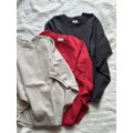 NATURAL LAUNDRY ライト度詰天竺 ワイドドルマンTシャツ