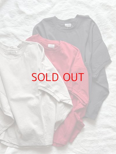 画像1: NATURAL LAUNDRY ライト度詰天竺 ワイドドルマンTシャツ