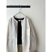 NATURAL LAUNDRY 60フレンチリネン  ランドスケープシャツ【クリックポスト（185円）発送可能】