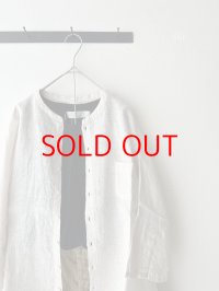 NATURAL LAUNDRY 60フレンチリネン  ランドスケープシャツ【クリックポスト（185円）発送可能】