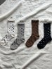 画像2: prit パッチワークドットソックス【3足までクリックポスト(185円) 】 (2)