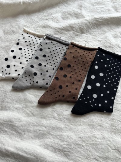 画像5: prit パッチワークドットソックス【3足までクリックポスト(185円) 】