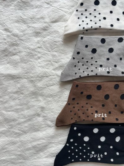 画像6: prit パッチワークドットソックス【3足までクリックポスト(185円) 】